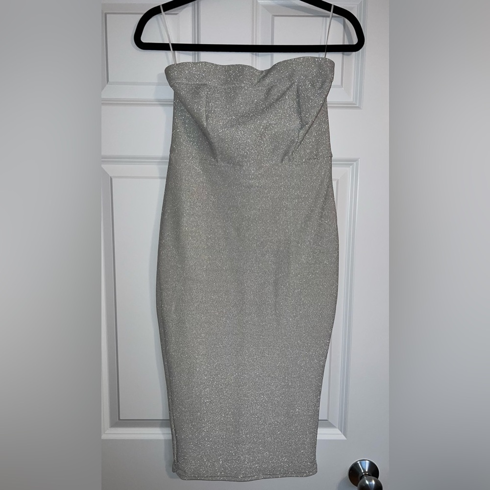 JLUXLABEL ‘Silver Star Tube Dress’